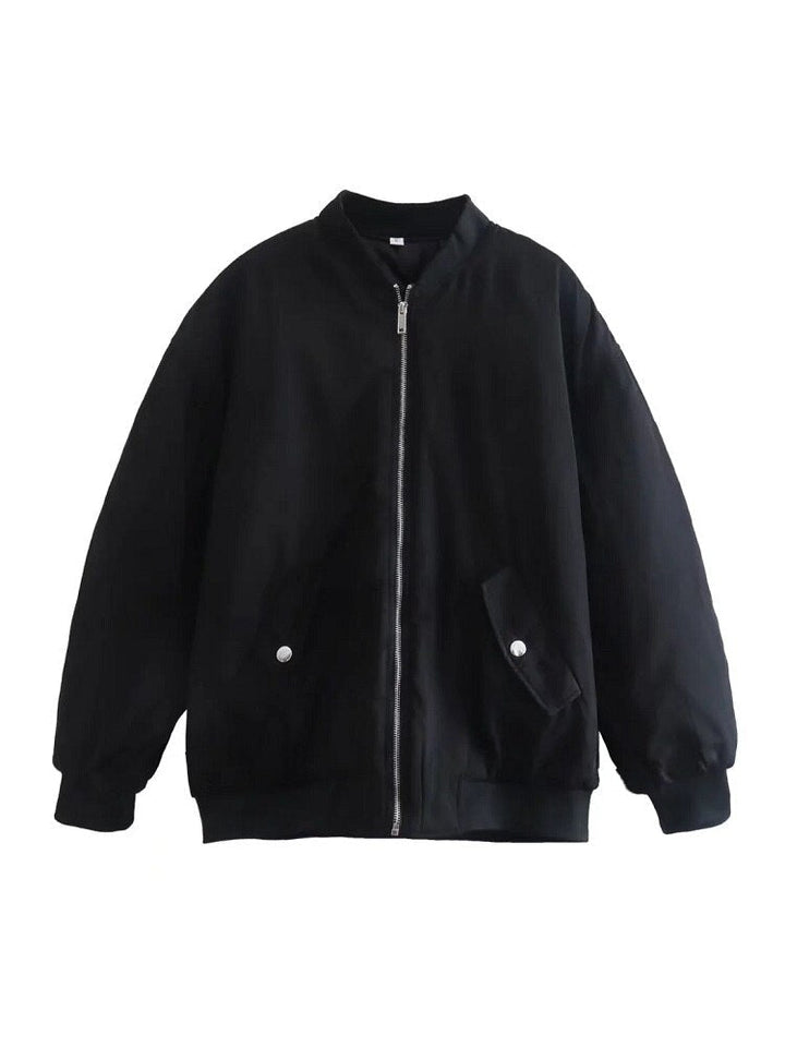 Women's Oversized Bomber Jacket