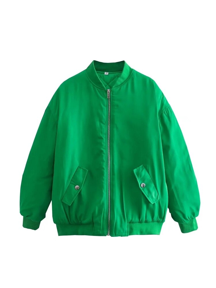 Women's Oversized Bomber Jacket