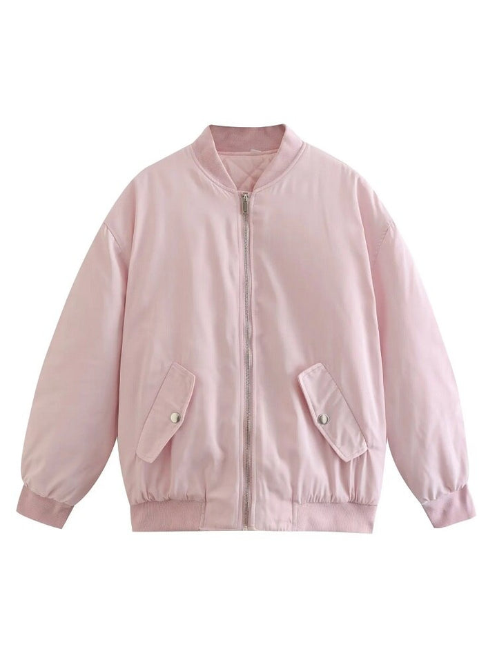 Women's Oversized Bomber Jacket