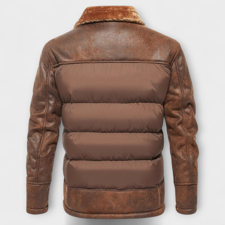 Mænds oversized, elegante og tidløse frakke