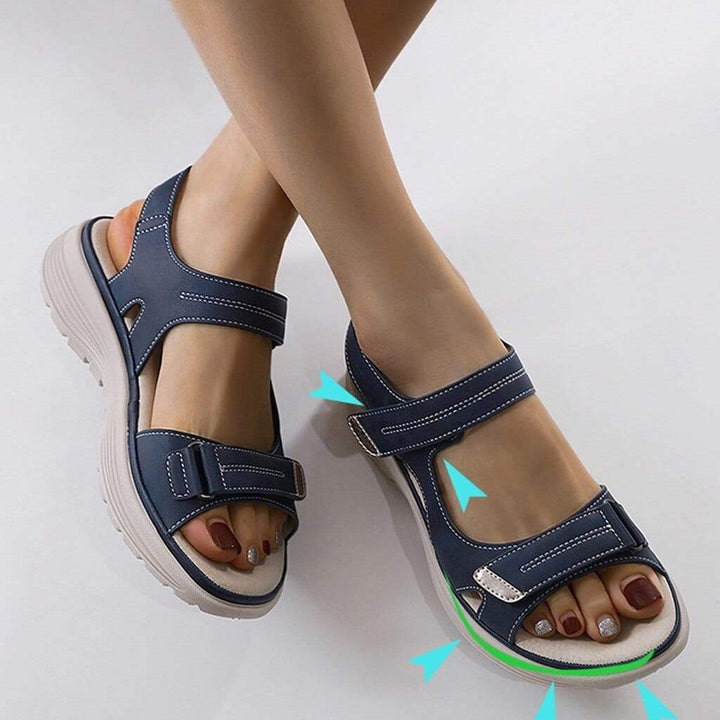 Nathalie | Women's Luxurious Orthopedic Summer Sandals for Comfort-The Yellow Prime
