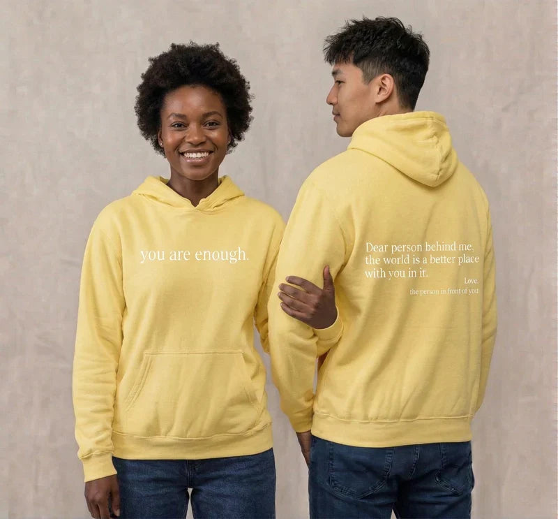Cozy Unisex Fleece Hoodie with Graphic Print and Front Pocket